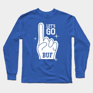 Footbal cheers finger sign Long Sleeve T-Shirt